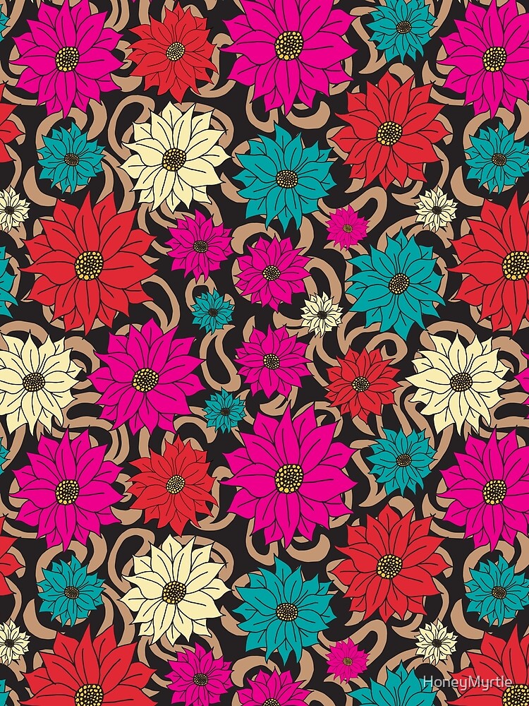 Floral Splash by Honey Myrtle Studio