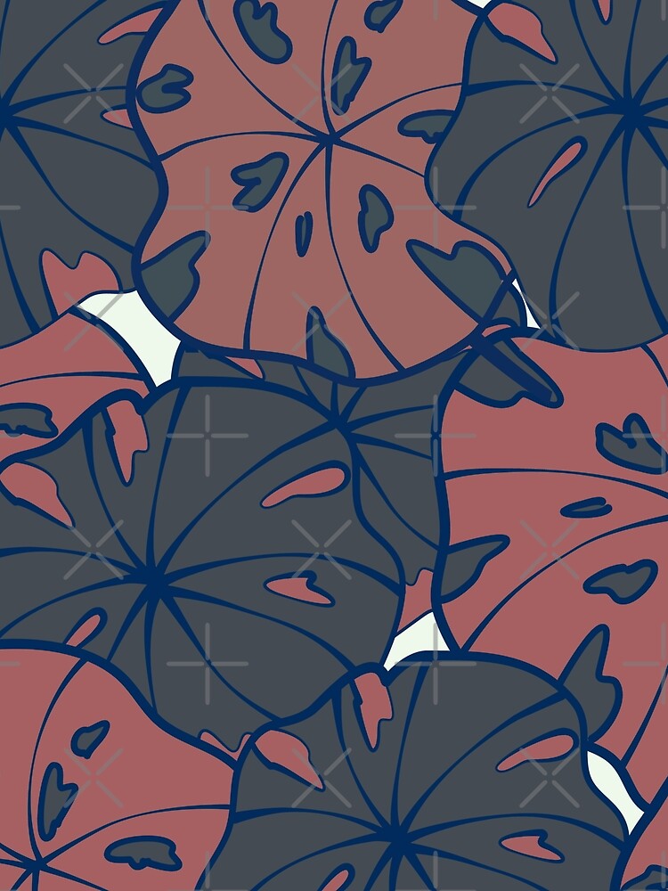 Colorful Wild Tropical Leaves Pattern by GraphicsClub