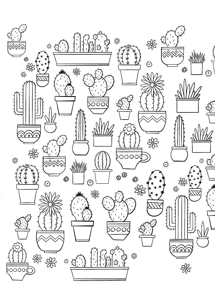 Cactus plants Tee Design - Accessories by Francesco Borrelli