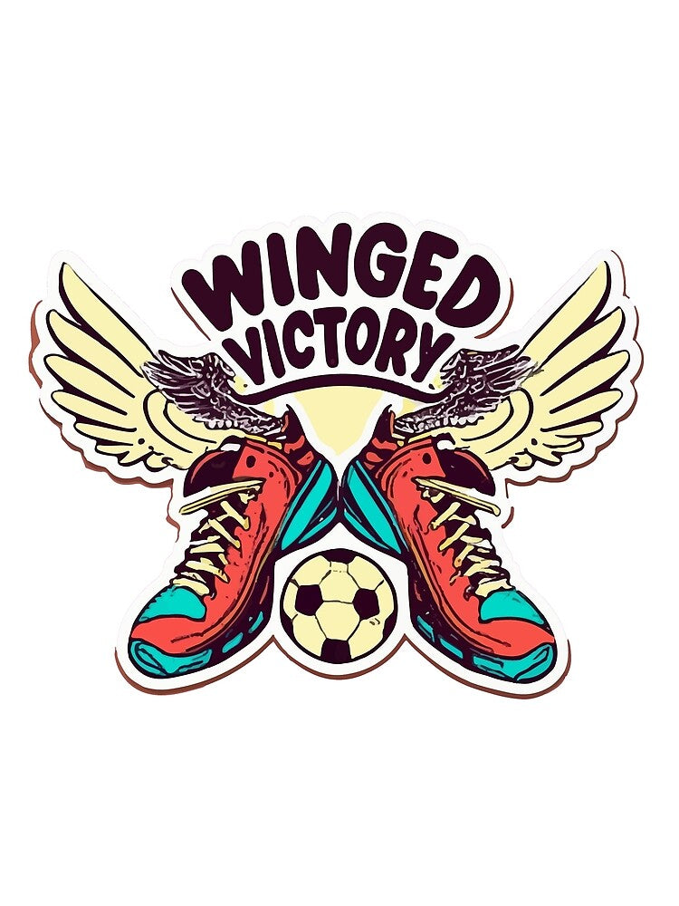 Winged Victory Retro Soccer Cleats by NiftyWrx