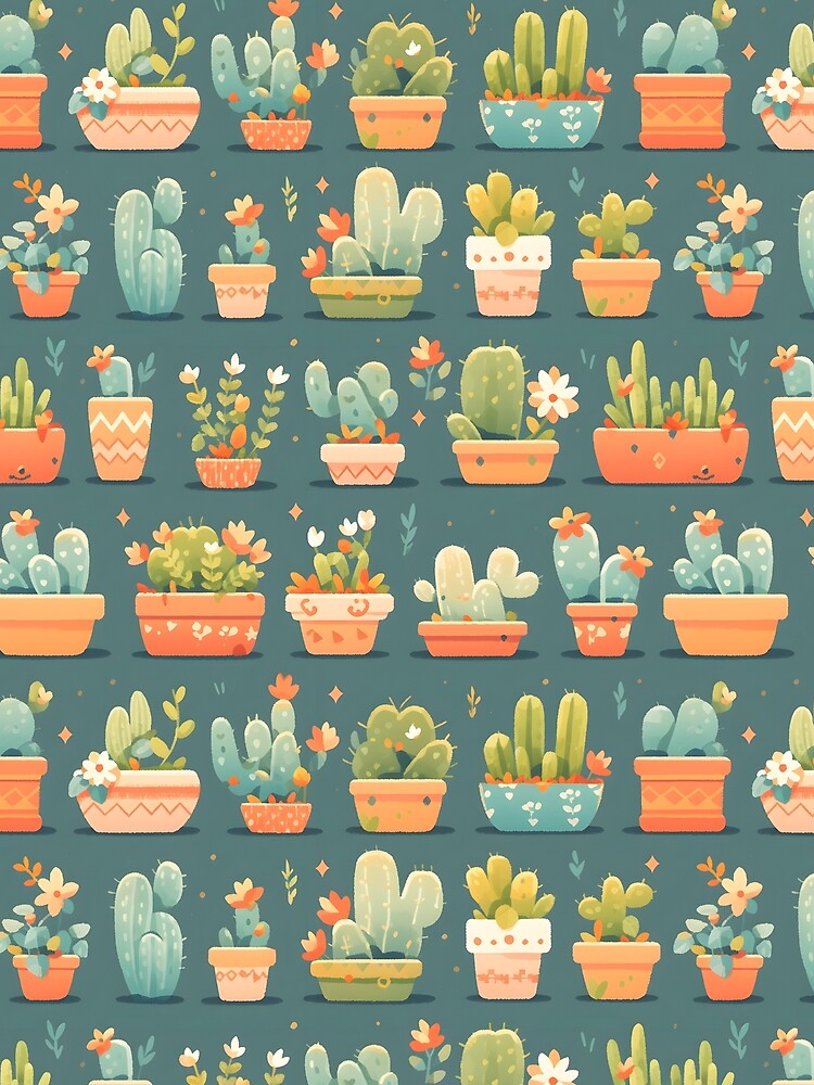 Kawaii  Adorable Lovely Cactus Delight by 18tokwa