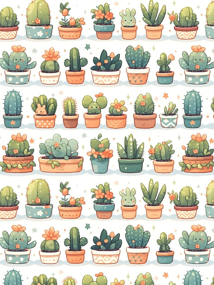 A Pretty Lovely Cactus Delight Kawaii by 18tokwa