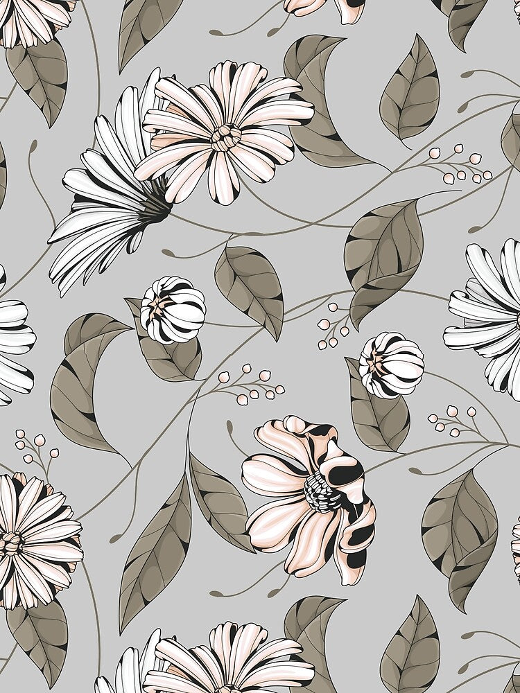 Beautiful Floral Pattern by ovii-fashion
