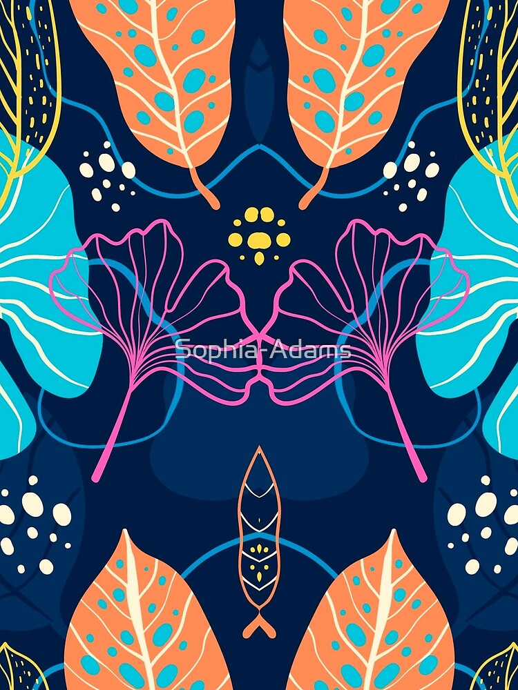 Tropical Floral Design by Sophia-Adams