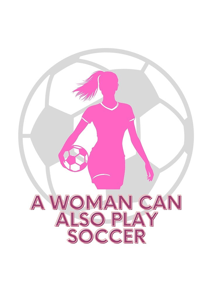 A woman can also play soccer by Malutki-pl