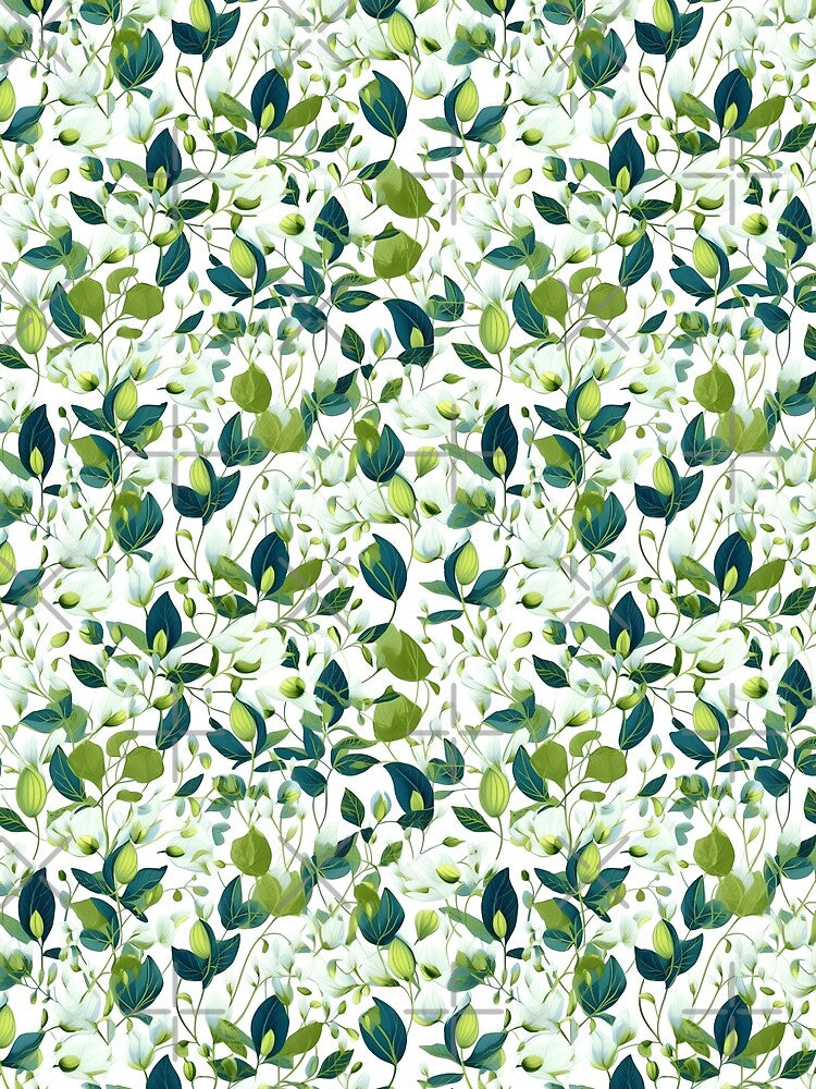 Green Botanical Design | Nature-inspired Wall Art | Botanical Home Decor by lipe1984