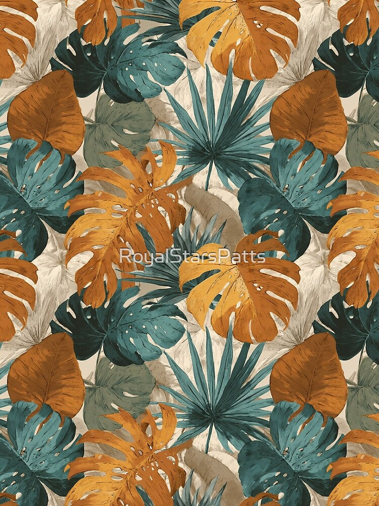 Fragrant Tropical Floral Texture  - Flower Garden Pattern  - Gifts For Dad by RoyalStarsPatts