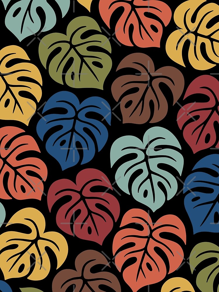 Tropical Monstera Pattern by tonymagnerart
