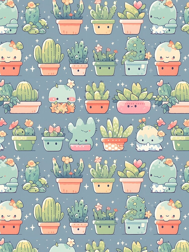 Beautiful Cactus Plant Kawaii Pretty Kawaii by 18tokwa