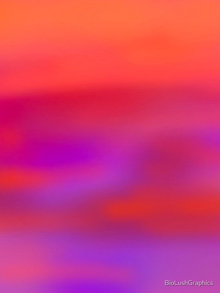 Purple and Red Abstract Sunset by BioLushGraphics