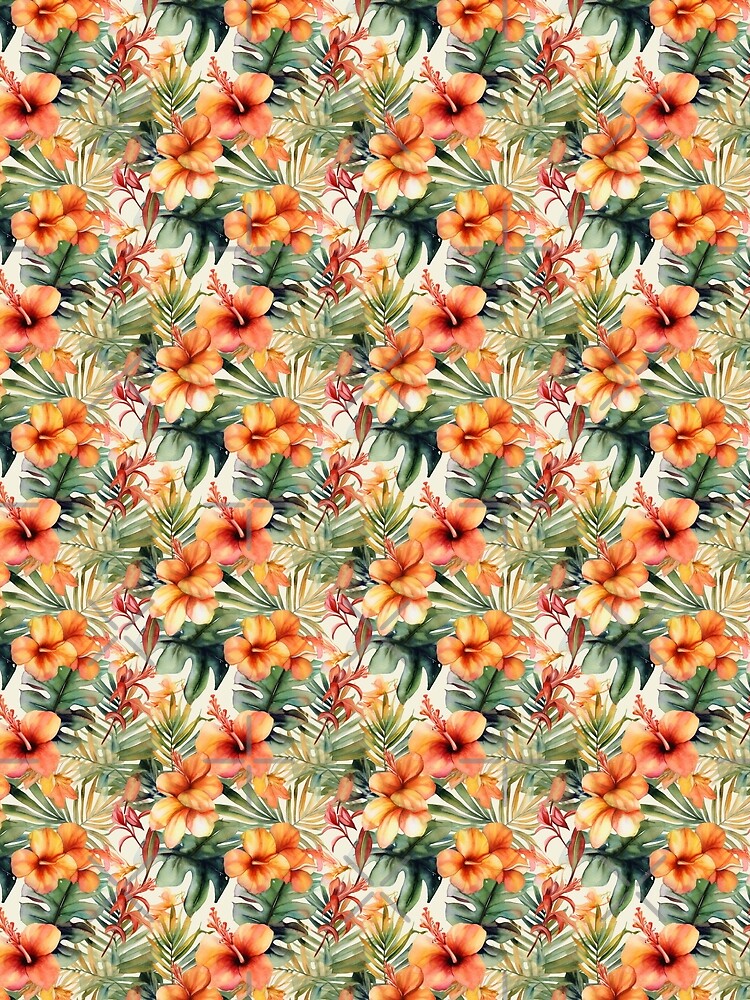 Watercolor Flower Paradise by PixelPatchwork
