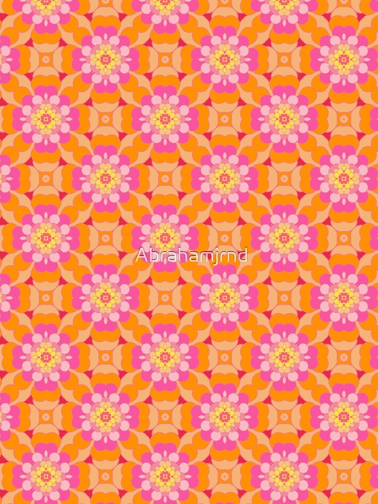 art pattern flowers vintage seamless colorful repeat by Abrahamjrnd