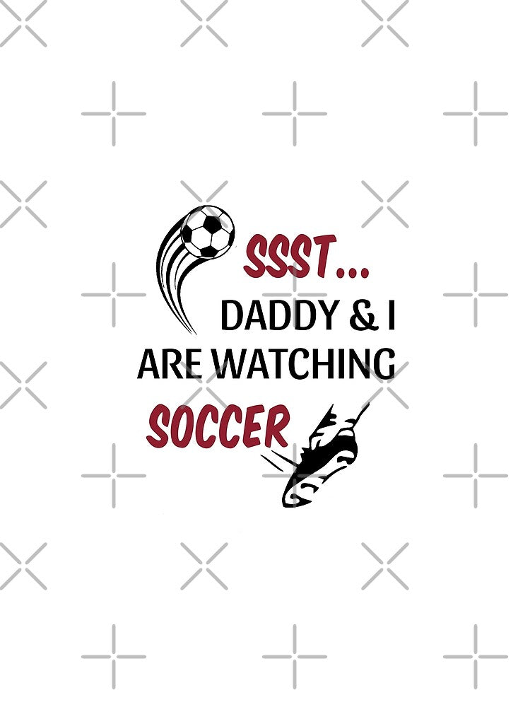 Daddy and I are watching soccer by portrait4you