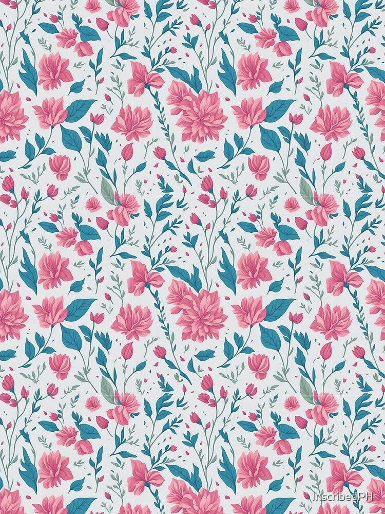 Flowers, Floral, Botanical, Cute Floral Design by InscribedPH