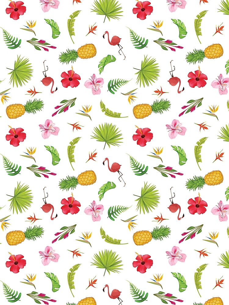 Pink Flamingo Tropics by AtriumHouse