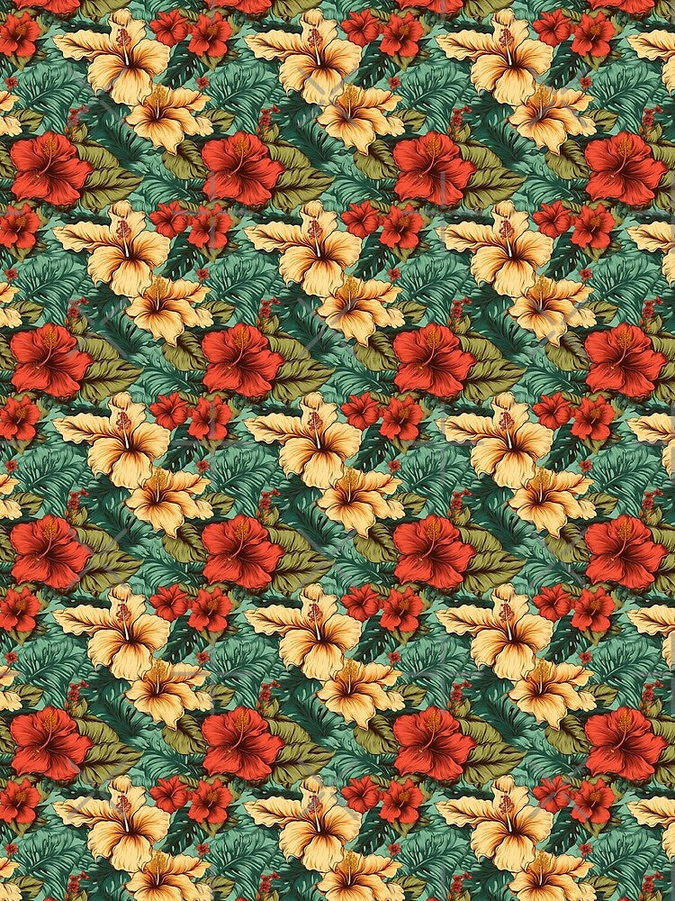 Island Flowers by PixelPatchwork