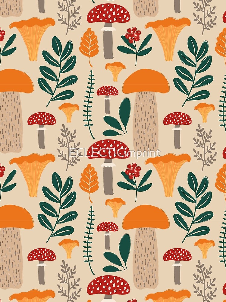 Warm Mushroom Medley by ECLECTICimprint
