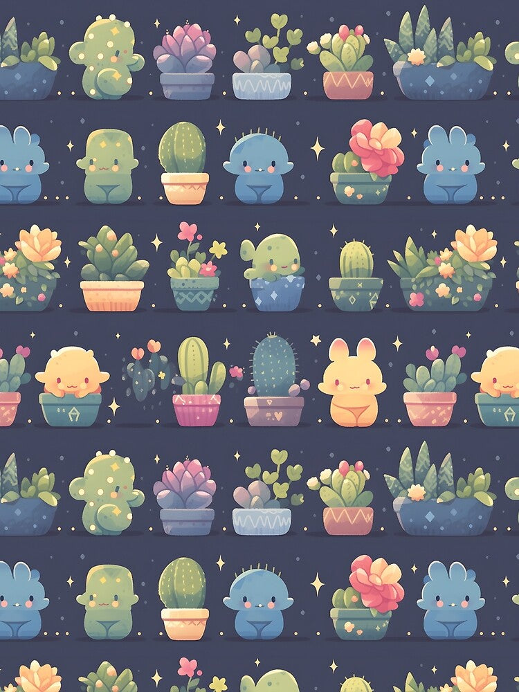Pretty Cactusses Kawaii by 18tokwa