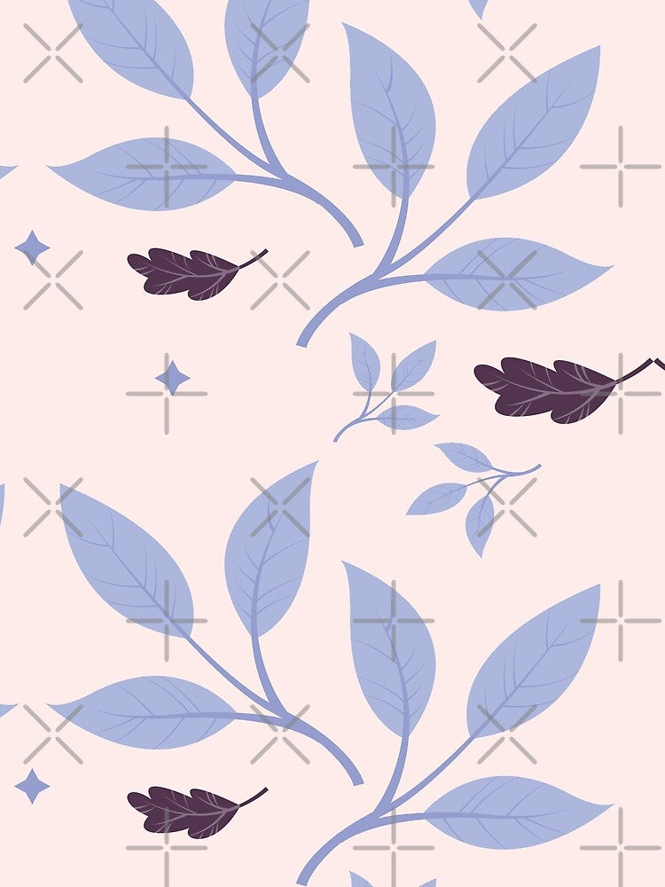 Stylish Beutifull Leaf Pattern by Creative Tee Store