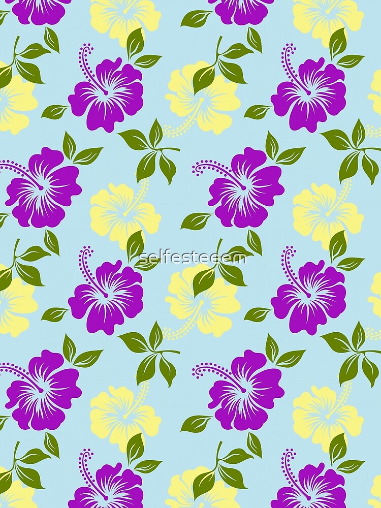 ALOHA TROPICAL GREEN SEAMLESS by selfesteeem