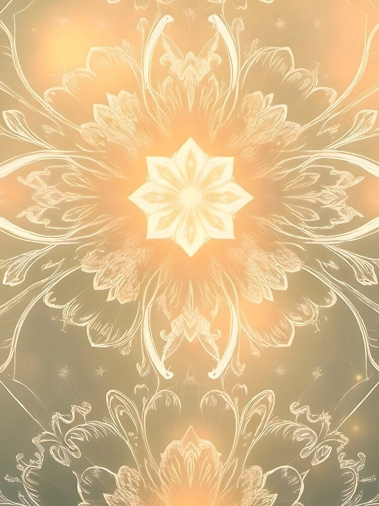 Filigree Floral Pattern by Sachie's Studio