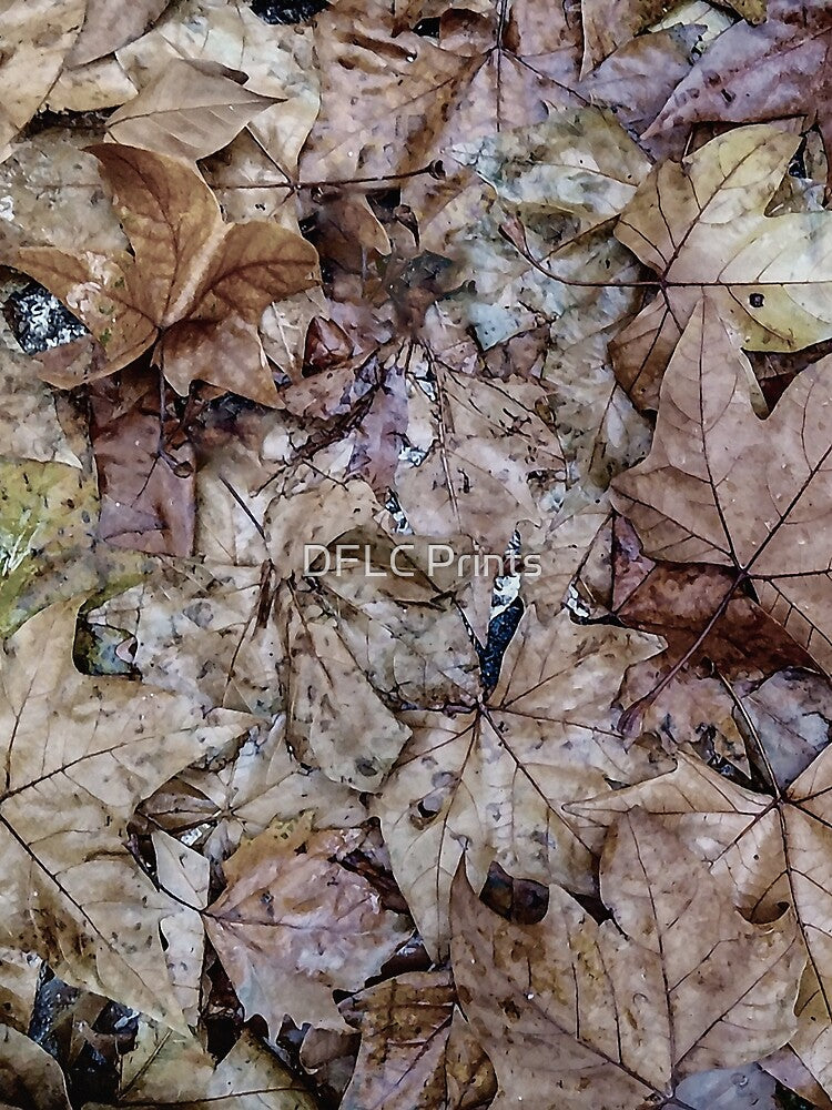 Autumn leaves tapestry print by DFLC Prints