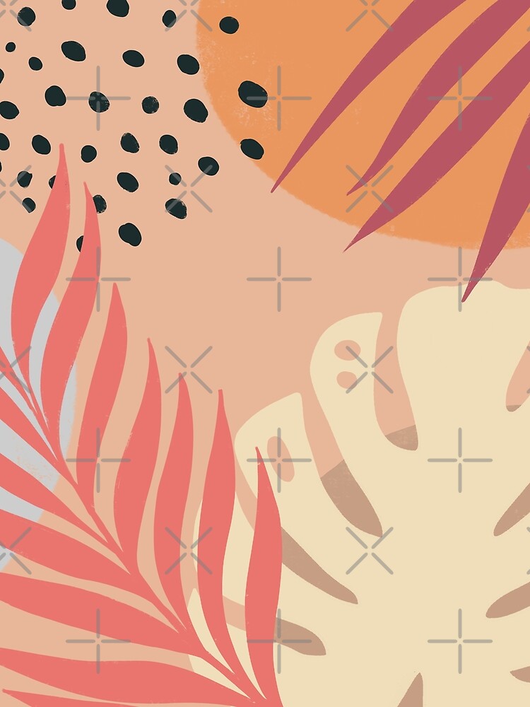 Tropical abstraction 4 by Latte Design