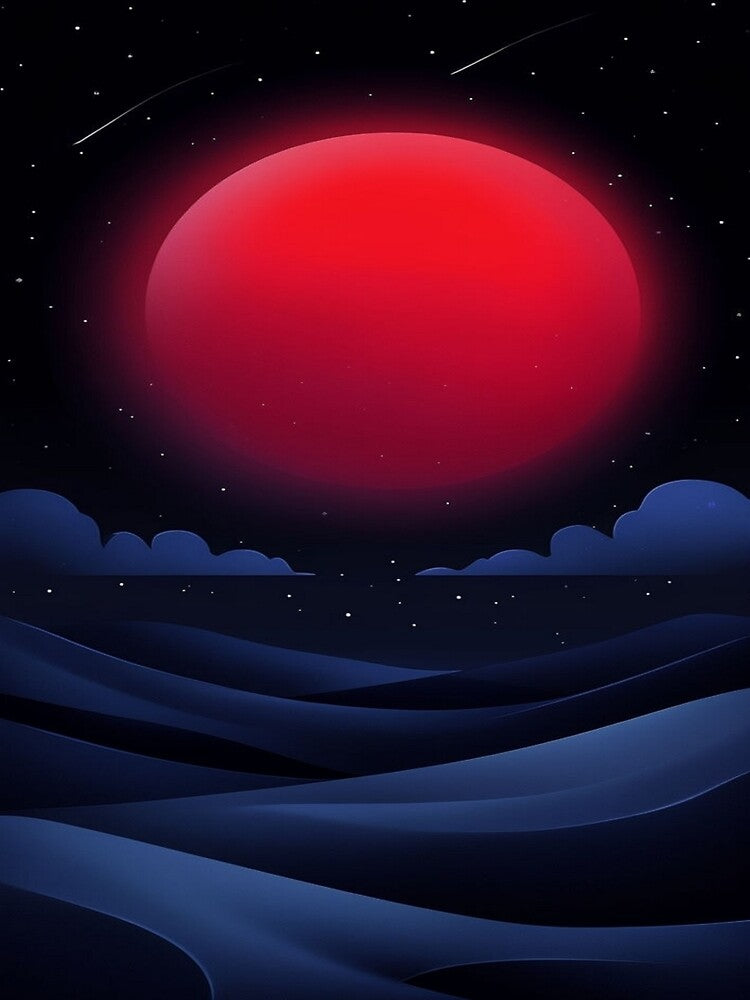 Red moon by saly55887