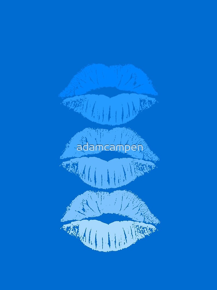Lips Fahion - Blue by adamcampen