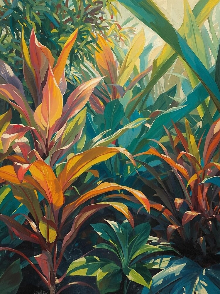 Tropical Plants Impression Style by SeaStarAlex