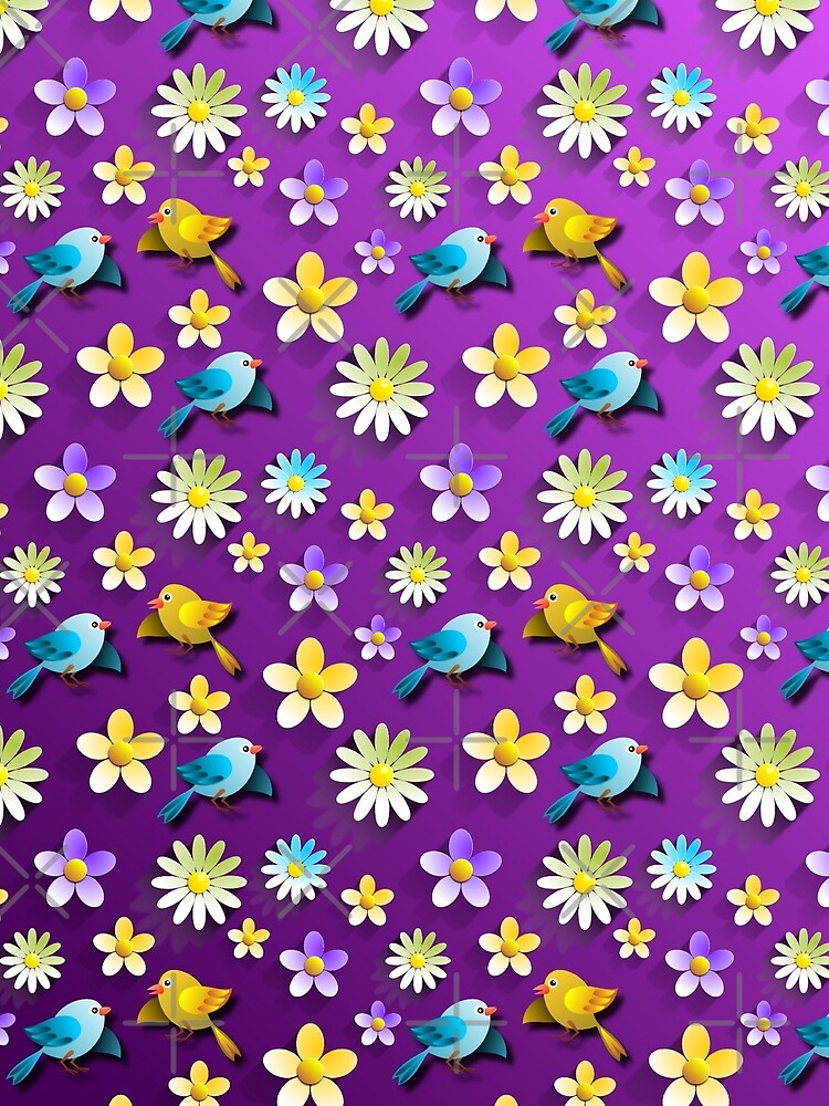 Purple Floral by FantasySkyArt