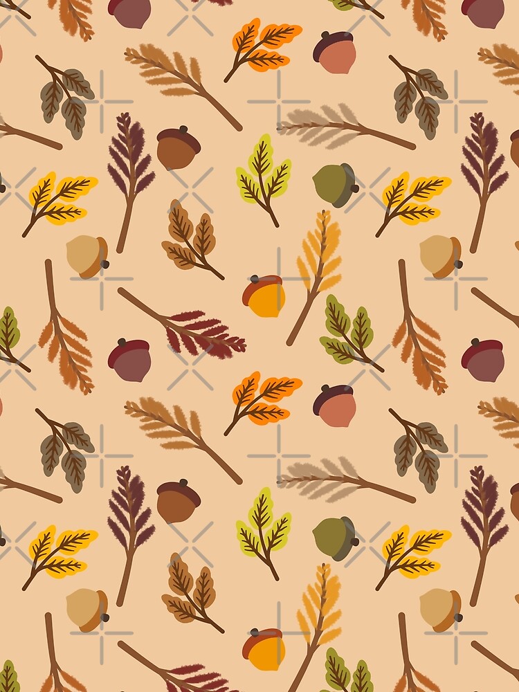 little brown autumn leaves classic design tshirt by anandsiva2703