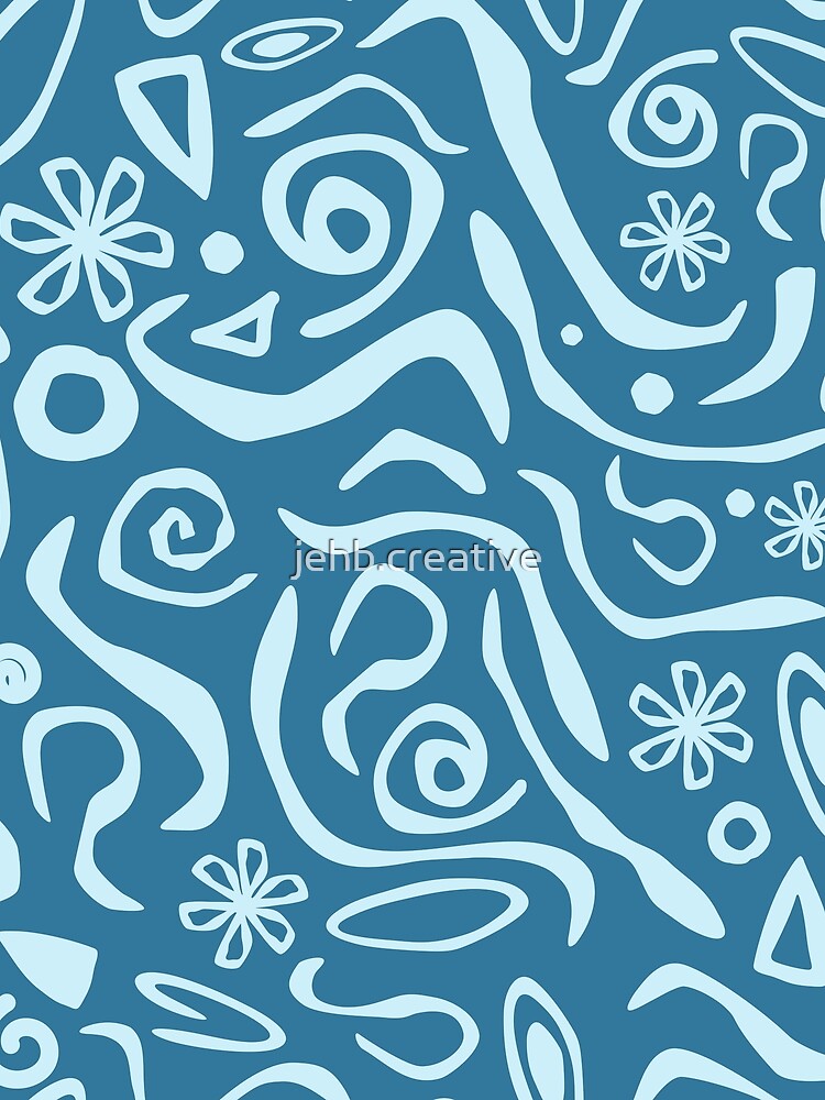 River Flow Tropical Blue by jehb.creative
