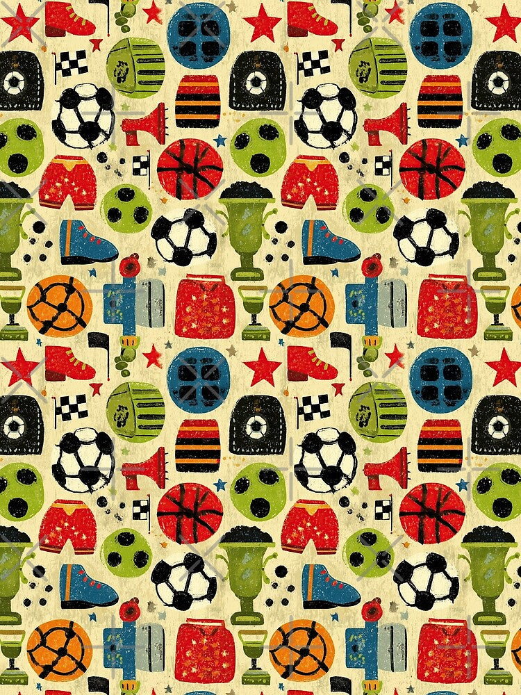 World Cup Vibe Soccer Pattern by Piotrek0001