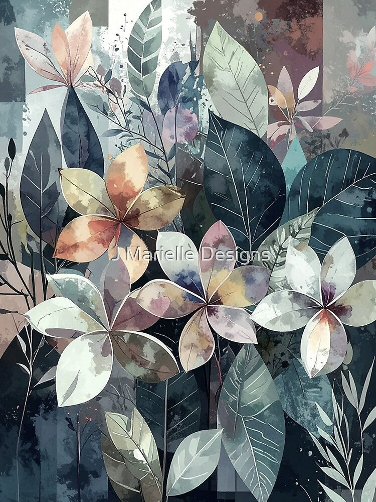 Tropical Cubism Fusion by J Marielle Designs