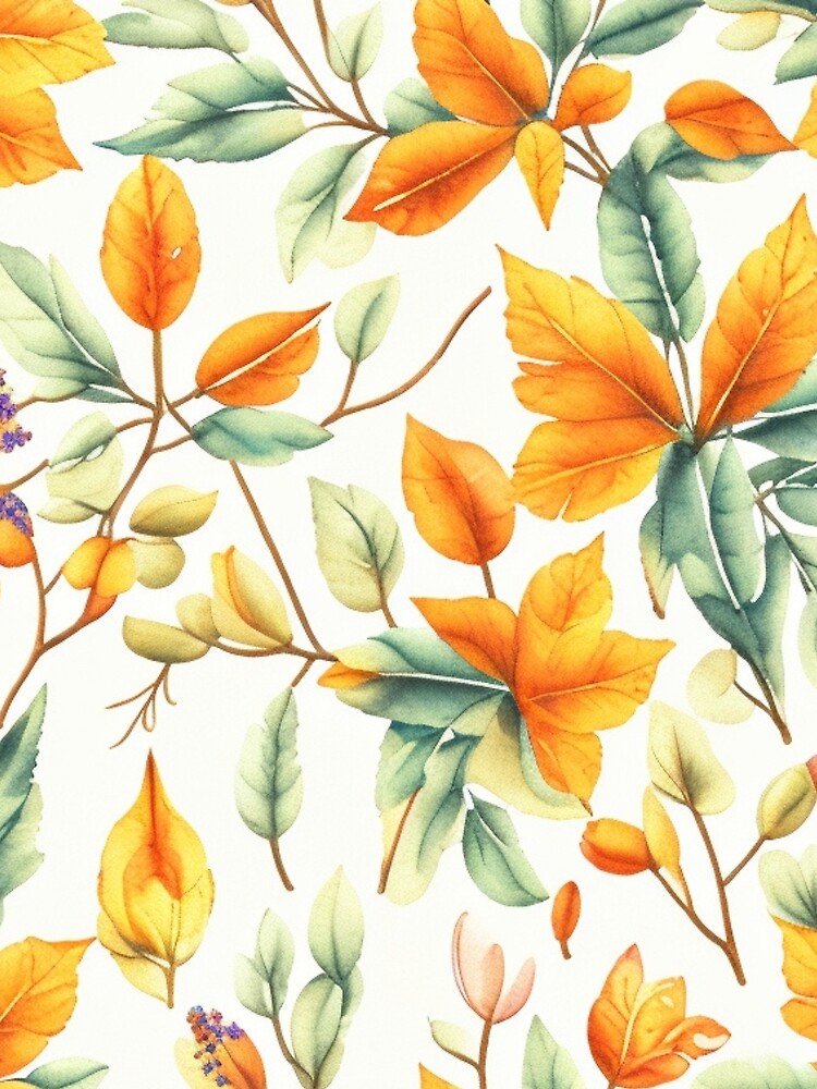 Autumn Botanical Leaf Pattern by FANTASTIC-N
