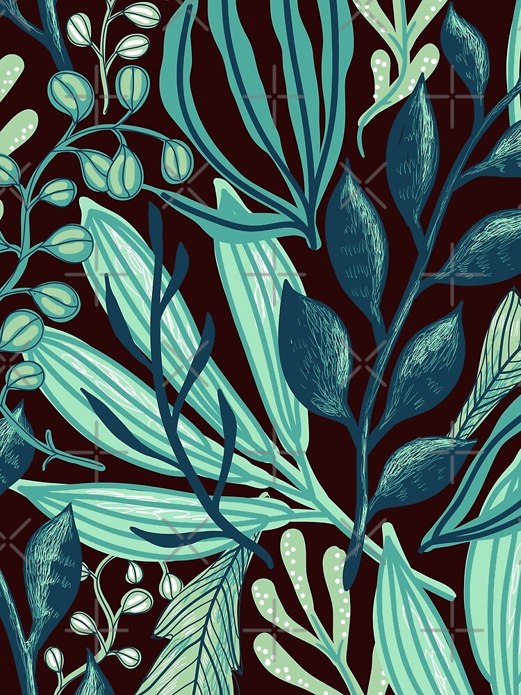 leaf pattern green by cutecrazytshirt