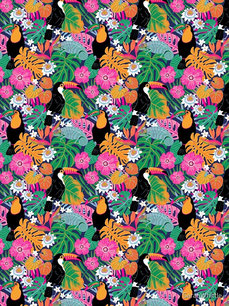 Toucans on Navy by SarahWhittle