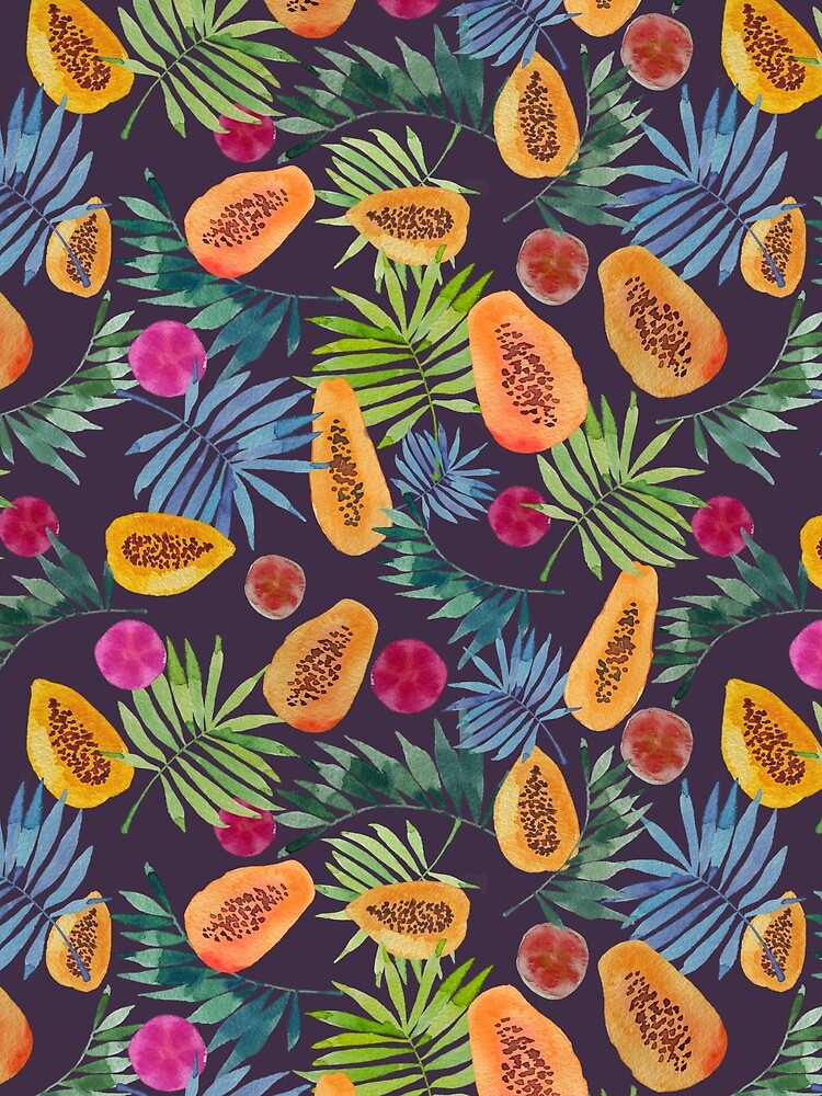 Papaya baile - purple violet by PetriTomeckova