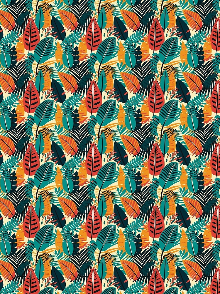 tropical leaves by RavenWrangler