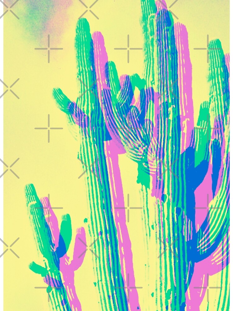 Cactus art cactus lover cactus plants poster by Tropical Blood