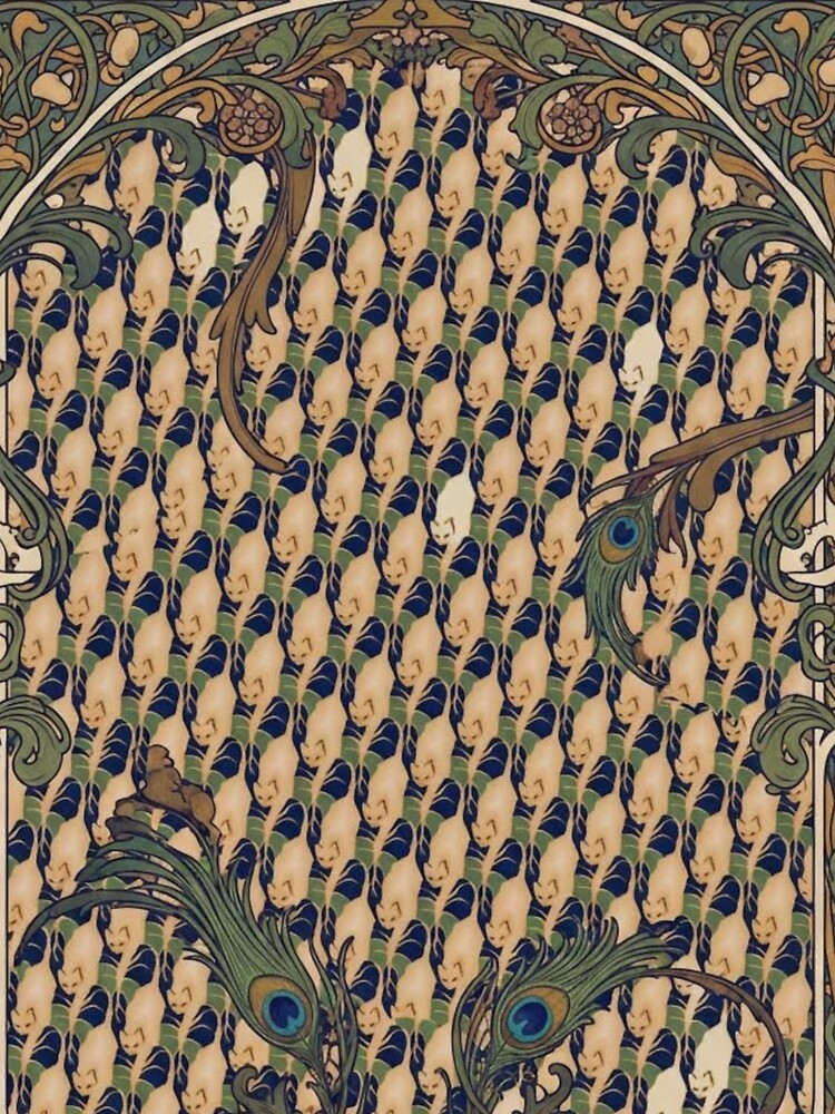Botanical Art Nouveau Vintage by NickWhittleArt