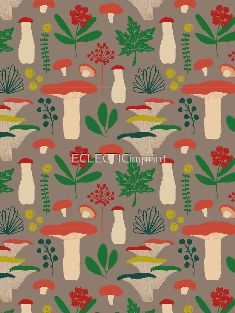 Earthy Mushroom Medley by ECLECTICimprint