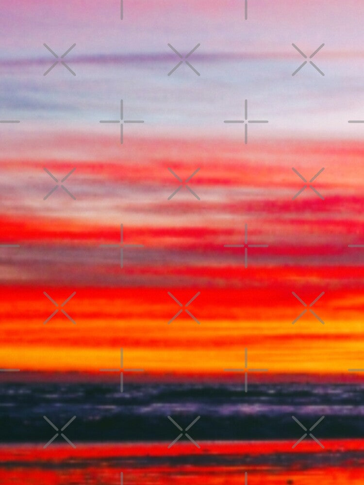 Beautiful Beach Ocean Sunset by LaTrea Raya