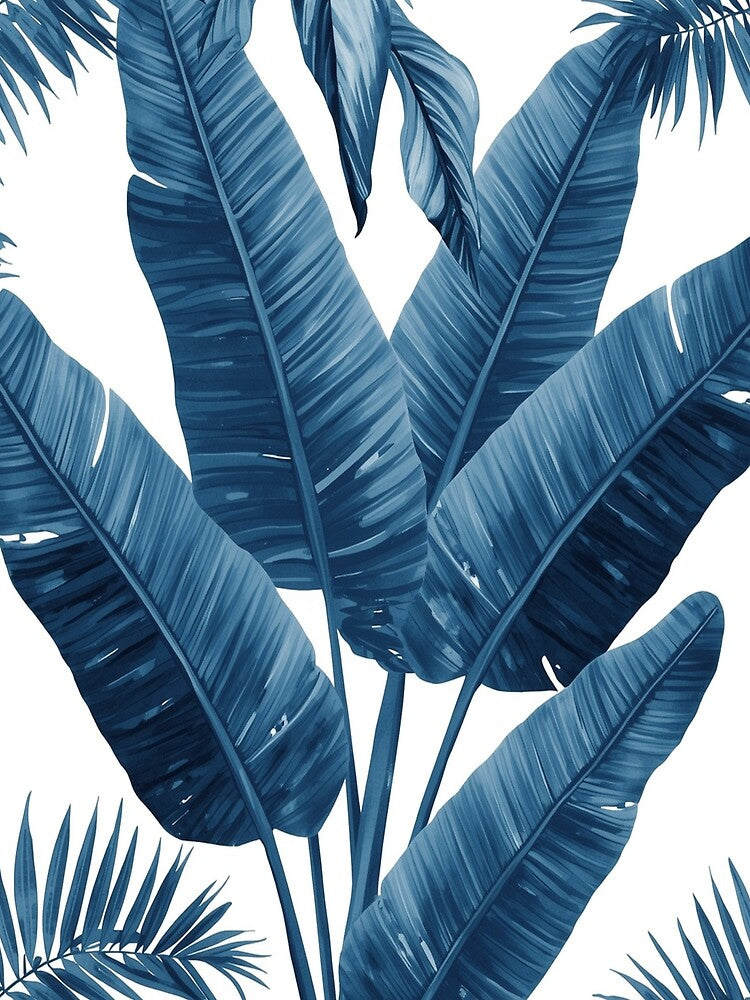 blue leaf pattern by saly55887