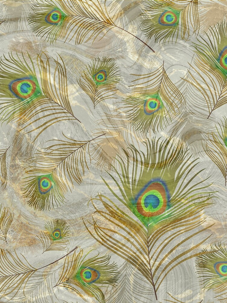 Beautiful Luxury Beige Flower Pattern by Beeroclock