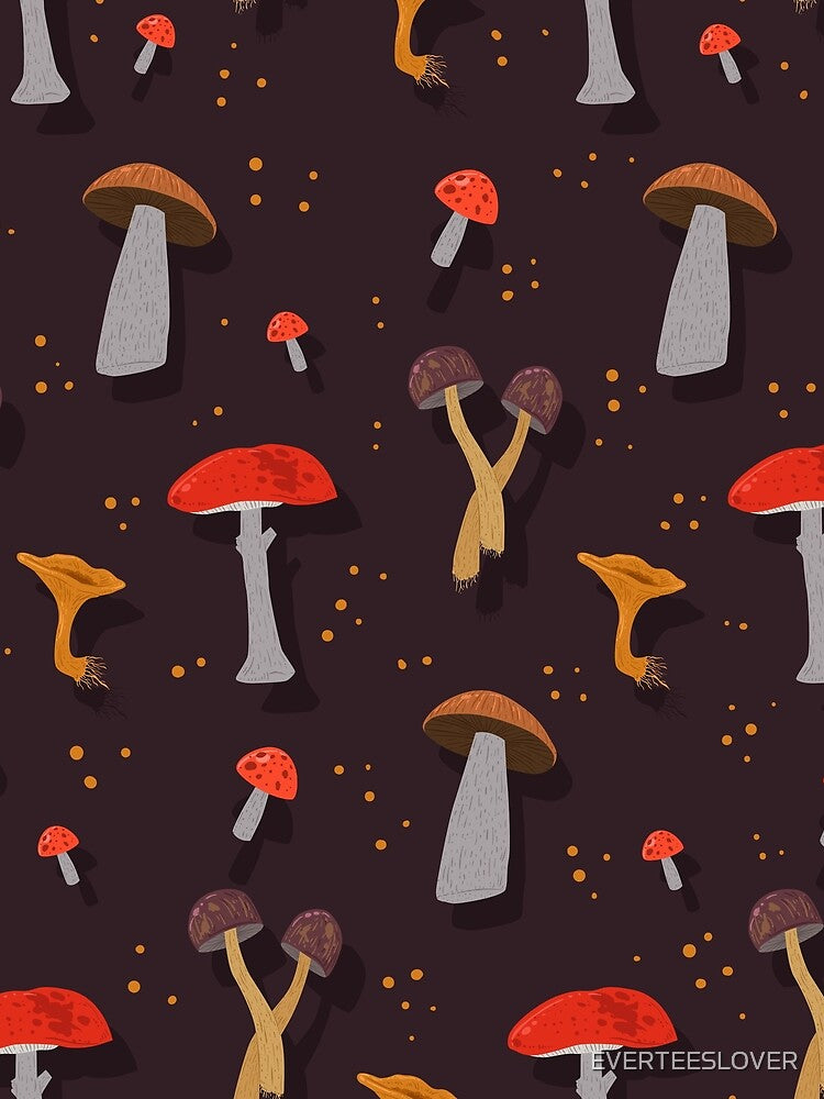 Mushroom Pattern by EVERTEESLOVER
