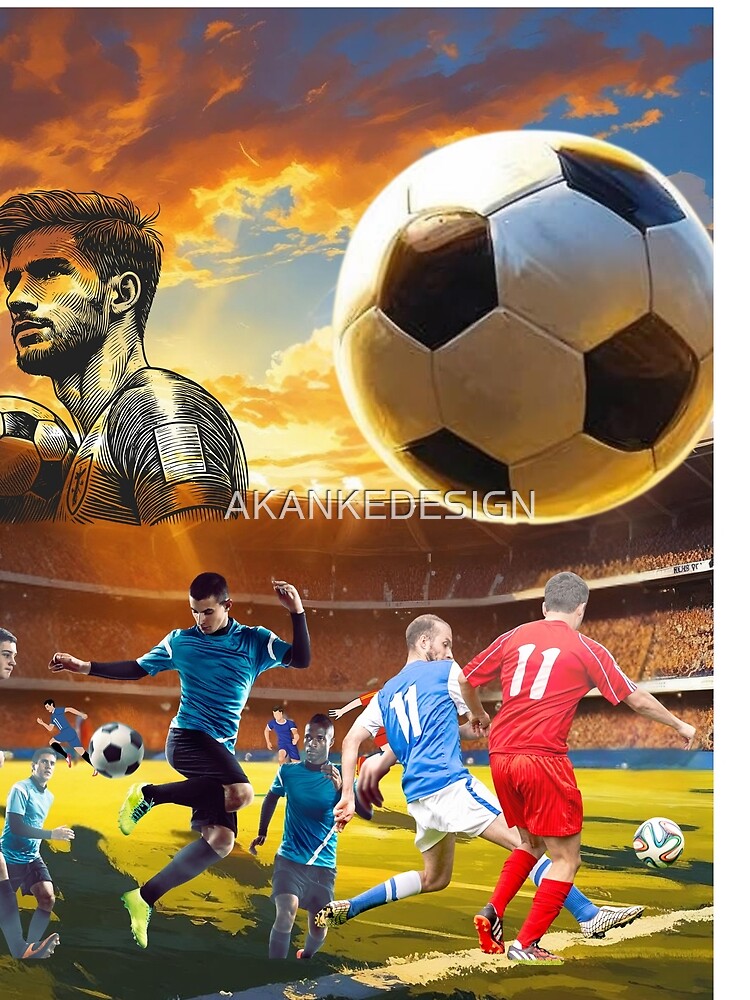 Soccer design by AKANKEDESIGN