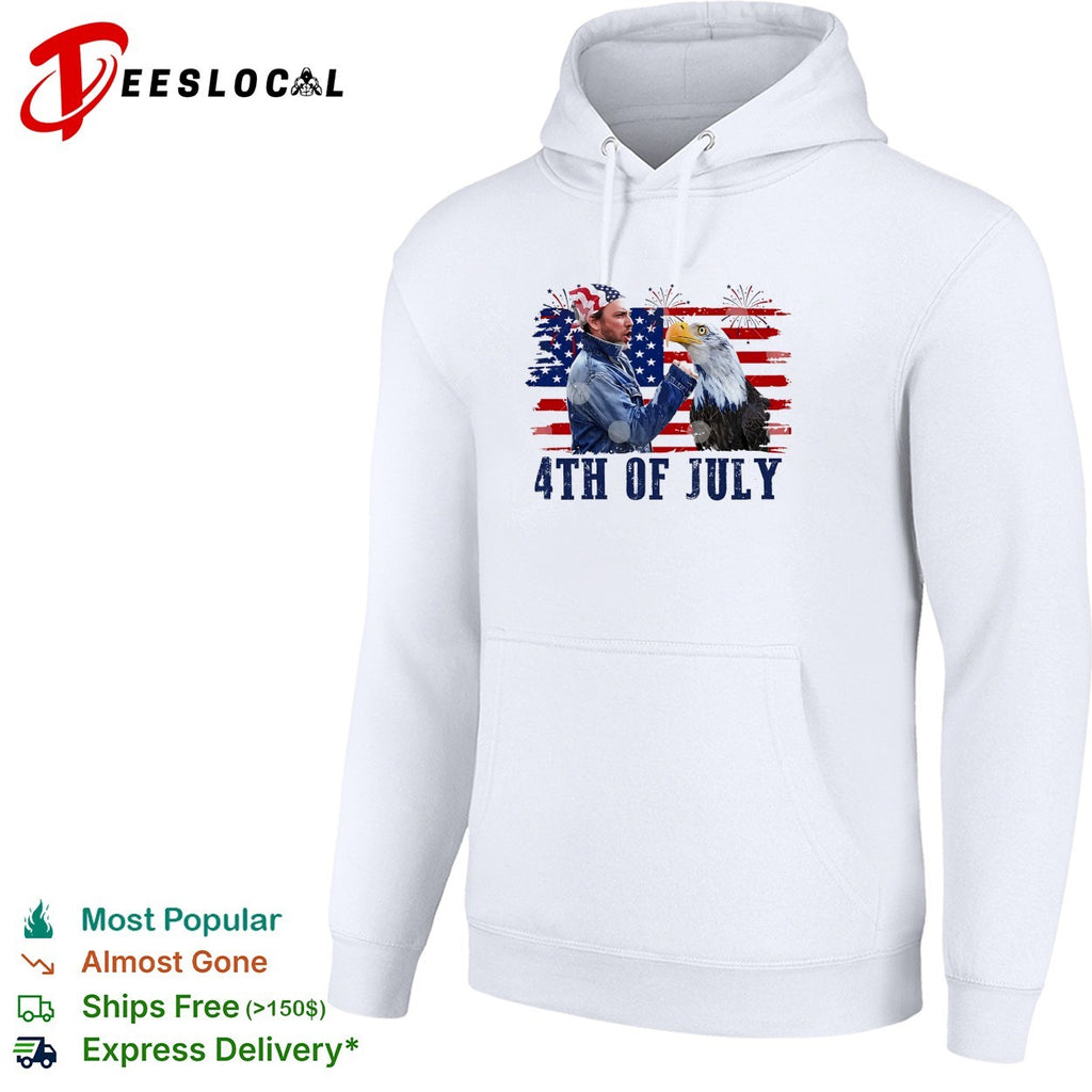 harlie Kelly Rock flag and Eagle 4th Of July Patriotic Eagle comedy shirt