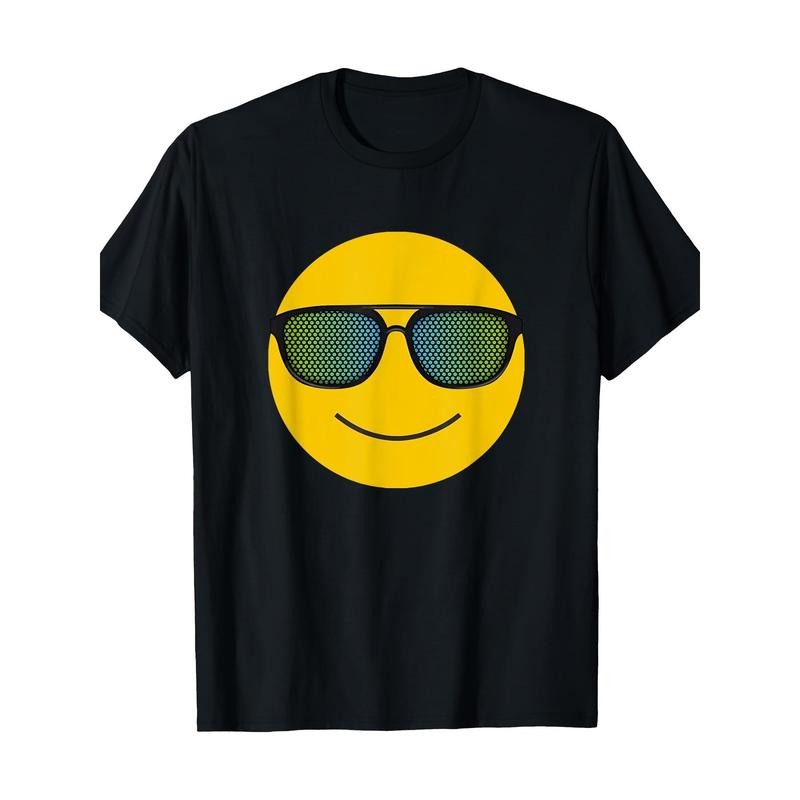 joyful Face Graphic T-Shirt for Men, Women, and